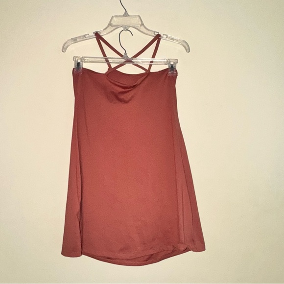 MWL Madewell Weathered Brick Flex Fitness Dress Size L NWOT! - Picture 6 of 11
